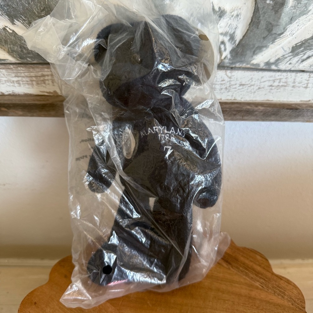 2000 Dark Blue Maryland 1788 #7 Quarter Teddy Bear NIB